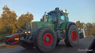 EDIL SCAVO di Di Bisceglie G e C Frantumazione pietre con macina pietra trattore fendt 930 vario [upl. by Wehhtam]