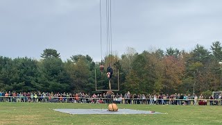 Pumpkin Drop at Damariscotta Pumpkinfest [upl. by Gnud924]