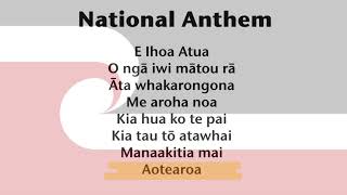 New Zealand National Anthem Backing Track [upl. by Nnalyrehs]