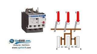 Cara Kerja Thermal Overload Relay [upl. by Kitchen]