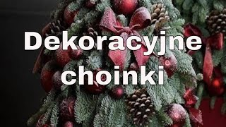 DEKORACYJNE CHOINKI  POMYSŁY NA MAŁE CHOINKI  ŚWIĄTECZNE INSPIRACJE  DECORATED CHRISTMAS TREE [upl. by Shea]