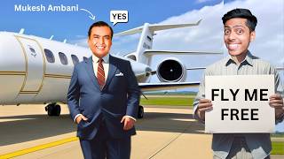 Asking Billionaires For Private Jet Ride [upl. by Ettinger]