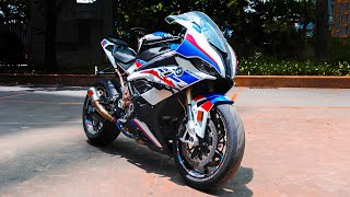 BMW S1000RR M SPORT Akrapovic Shorty GP Fully Loaded  LOUD BIKE  4K  SpeedyLio [upl. by Hammerskjold157]