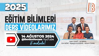 Eğitim Bilimleri Ders Videolarımız 14 Ağustos İtibarıyla Yayınlanmaya Başlayacaktır [upl. by Tera328]