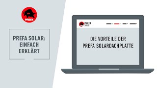 PREFA Solar Die Vorteile der PREFA Solardachplatte [upl. by Melnick343]