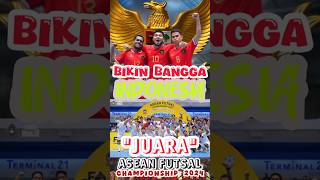 INDONESIA JUARA ASEAN FUTSAL CHAMPIONSHIP 2024 shorts videoshort futsalindonesia championship [upl. by Olegnaed792]