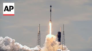 SpaceX launches rescue mission for 2 NASA astronauts stuck in space [upl. by Ziagos]