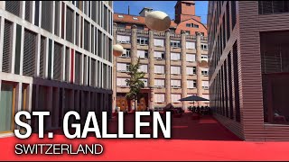 St GALLEN 🇨🇭 Switzerland【4K】Walking Tour [upl. by Ulrike]