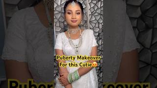 Puberty Makeover💕pubertyfunction pubertymakeup ageatendmakeup makeuptutorial makeupvlogs [upl. by Ahouh]