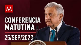 Conferencia matutina de AMLO 25 de septiembre de 2023 [upl. by Deonne]