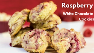 White Chocolate Raspberry Cookies [upl. by Esirec]