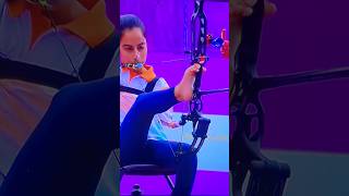 Paralympic Archery Indian Girl 🇮🇳 paralympics2024 india sports trending shorts [upl. by Lorrie]