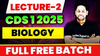 CDS12025 Biology  Complete Biology For CDS Exam  Strategy To Score Good Marks In CDS Exam [upl. by Azile562]