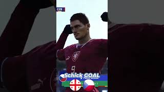 Patrik Schick Goal ðŸ‡¬ðŸ‡ªðŸ†ðŸ‡¨ðŸ‡¿ georgia euro2024 czechrepublic geocze schick [upl. by Bernadine]