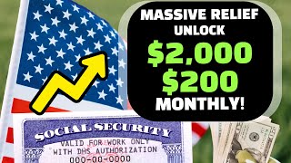 Huge Stimulus News 2000 Check  200 Monthly for LowIncome Earners [upl. by Rebak744]