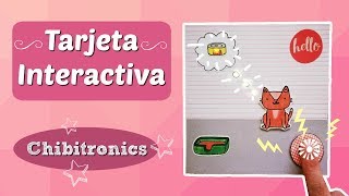 Tarjeta Interactiva con Luz  Chibitronics [upl. by Barstow29]