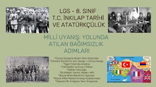 LGS8SINIF TC İNKILAP TARİHİ ATATÜRKÇÜLÜK VİDEO DERSLERİ2ÜNİTE CEMİYETLER [upl. by Akeenat]