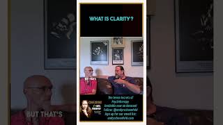 What is Clarity quotConfessions of an AntiTherapist shorts psychotheraphy mentalhealth podcast [upl. by Veradi]