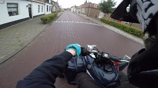 Yamaha Raptor 350 post deliverydrift angry people Gopro hero4 [upl. by Laenaj849]