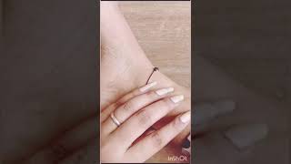 scratching on skin with my nails youtube nailcare nails nailart [upl. by Liva]