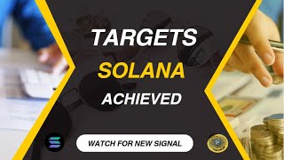 SOLANA SIGNAL TARGET DONE  Rebuy in PULLBACK ZONE 📌 [upl. by Odraleba]