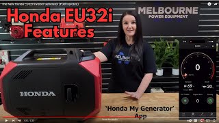 The New Honda EU32i Inverter Generator Fuel Injected [upl. by Oria]