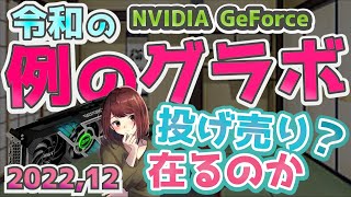 【グラボ価格どうなった？】 令和の例のグラボは誕生しているのか？ 2022 12月 【gpu】 [upl. by Hakeber]