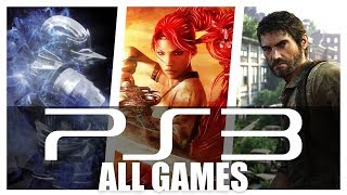 All PS3  Playstation 3 Games In One Video [upl. by Gnav373]