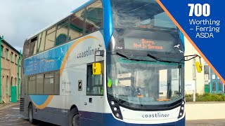 Riding The 700 Coastliner Asda Ferring [upl. by Croteau]