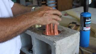 Dephlegmator fabrication video 2 for making Copper Moonshine Stills [upl. by Mullane]