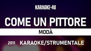 Come un pittore  Modà karaokestrumentale [upl. by Ak]