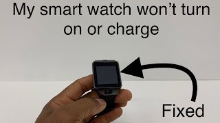 My Smart watch won’t turn on won’t charge screen completely black [upl. by Ahseina]