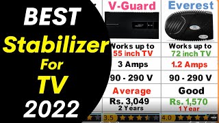 Best Voltage Stabilizer for Smart TV 2022  VGuard VS Everest VS Monitor Stabilizer [upl. by Feltie]