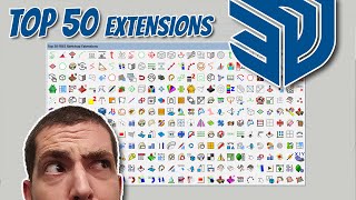 Top 50 Free Sketchup Extensions in just 10 Minutes  2022 [upl. by Garrett]