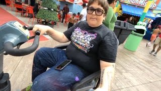 Andy Milonakis Trolls People in Wheelchair at Universal Studios [upl. by Esojnauj]