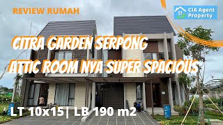 CITRA GARDEN SERPONG Review rumah type 10x15 [upl. by Ayot]