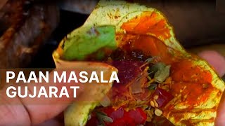 Best Paan Masala making  Porbandar  Tambaaku Pan Pan Supari Meetha pan  Gurajat Ki Street life [upl. by Alvis931]