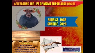 CELEBRATING THE LIFE OF MAMA ZILPAH AOKO ONGOL 19452024Funeral Procession [upl. by Oileduab]