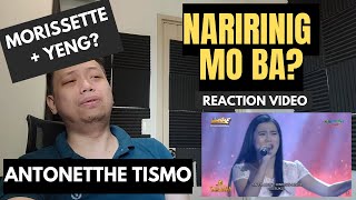 FIRST TIME REACTING TO ANTONETTHE TISMO  TAWAG NG TANGHALAN  MUSICAL DIRECTOR REACTS [upl. by Lindner667]