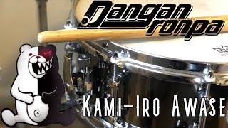 Danganronpa 3 Despair Arc Opening KamiIro Awase Drum Cover [upl. by Erlin752]