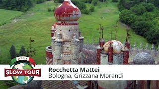 Grizzana Morandi Bologna Rocchetta Mattei Mattei Fortress  Italia Slow Tour [upl. by Eetse]