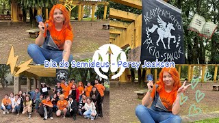 EVENTO PERCY JACKSON NO RS  Dia do Semideus  Vlog s2 [upl. by Sayre376]