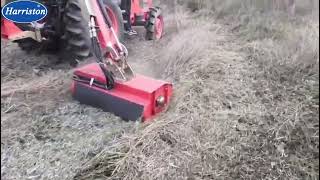 kubota tractor harriston Sidemower mower grass [upl. by Middleton]