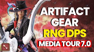 FFXIV Dawntrail Media Tour  Ranged DPS Artifact Job Gear 70 BRD MCH amp DNC [upl. by Sigismondo263]