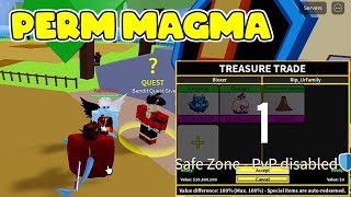 I GOT PERMANENTLY MAGMA By Giving PHYSICAL MAGMA in Blox Fruits [upl. by Giustina770]