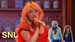 Sabrina Carpenter Had a major pop star moment on SNL  Sabrina amp jake perform role Scooby doo [upl. by Ally858]