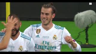 Gareth Bale goal vs Liverpool 26052018 [upl. by Ardnwahs]