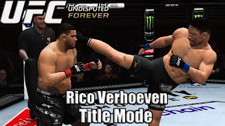 Rico Verhoeven Technically dismantles his way to the UFC CHAMPIONSHIP [upl. by Aronoel]