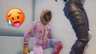 Fortnite Roleplay THE SUS BABYSITTER MY DAD IS MAD A Fortnite Short Film [upl. by Ellehcal]