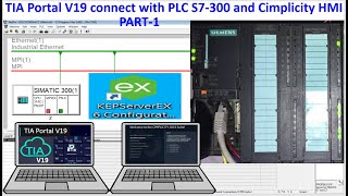 PLC S7300 connect with SCADA Proficy Cimplicity 2023 Part1 [upl. by Cherry]